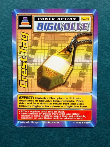 Crest tag digimon card - crest,